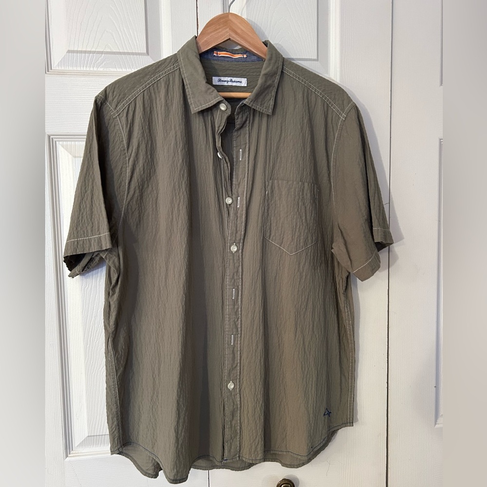 Tommy Bahama Khaki Men's Casual Shirt